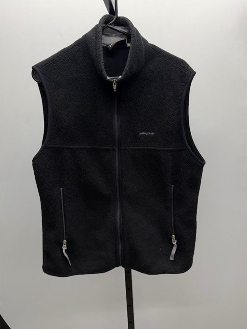 Patagonia Synchilla Black Fleece Sleeveless Vest